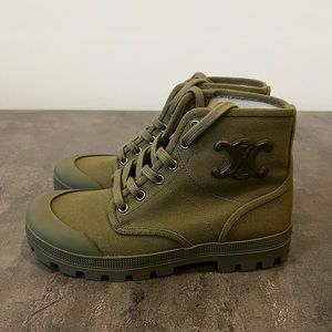 Celine Patapans Lace Up Boot